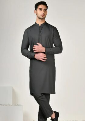 Grey Kurta Trousers
