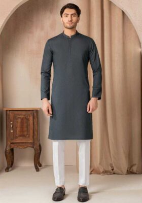 Teal Blended Kurta