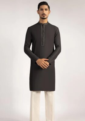 Charcoal Blended Kurta