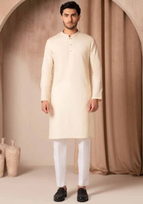 Brown Cotton Kurta