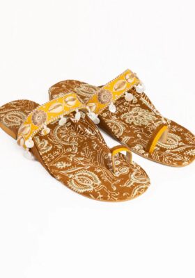 Brown Suede Chappal