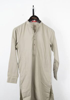 Light Green Blended Kameez Shalwar