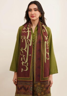 Taqdeer (Destiny) Stole - Shades of Leaves