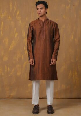 Orange Kurta