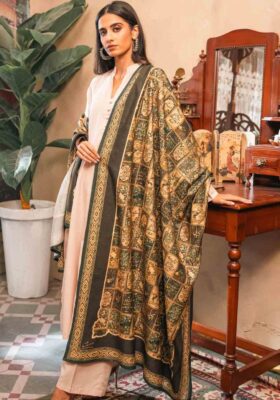 Jugnu (Firefly) Odhni - Royal Green