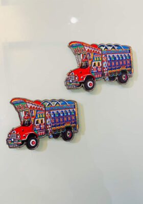 BedFord Truck Metal Diecast Truck Art Fridge Magnet