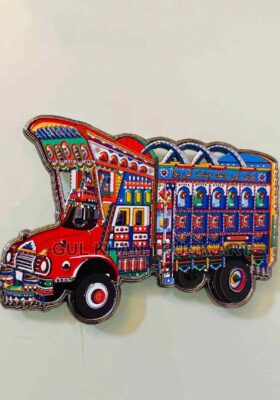 BedFord Truck Metal Diecast Truck Art Fridge Magnet