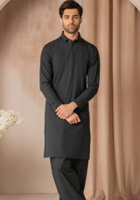 Dark Green Cvc Kameez Shalwar