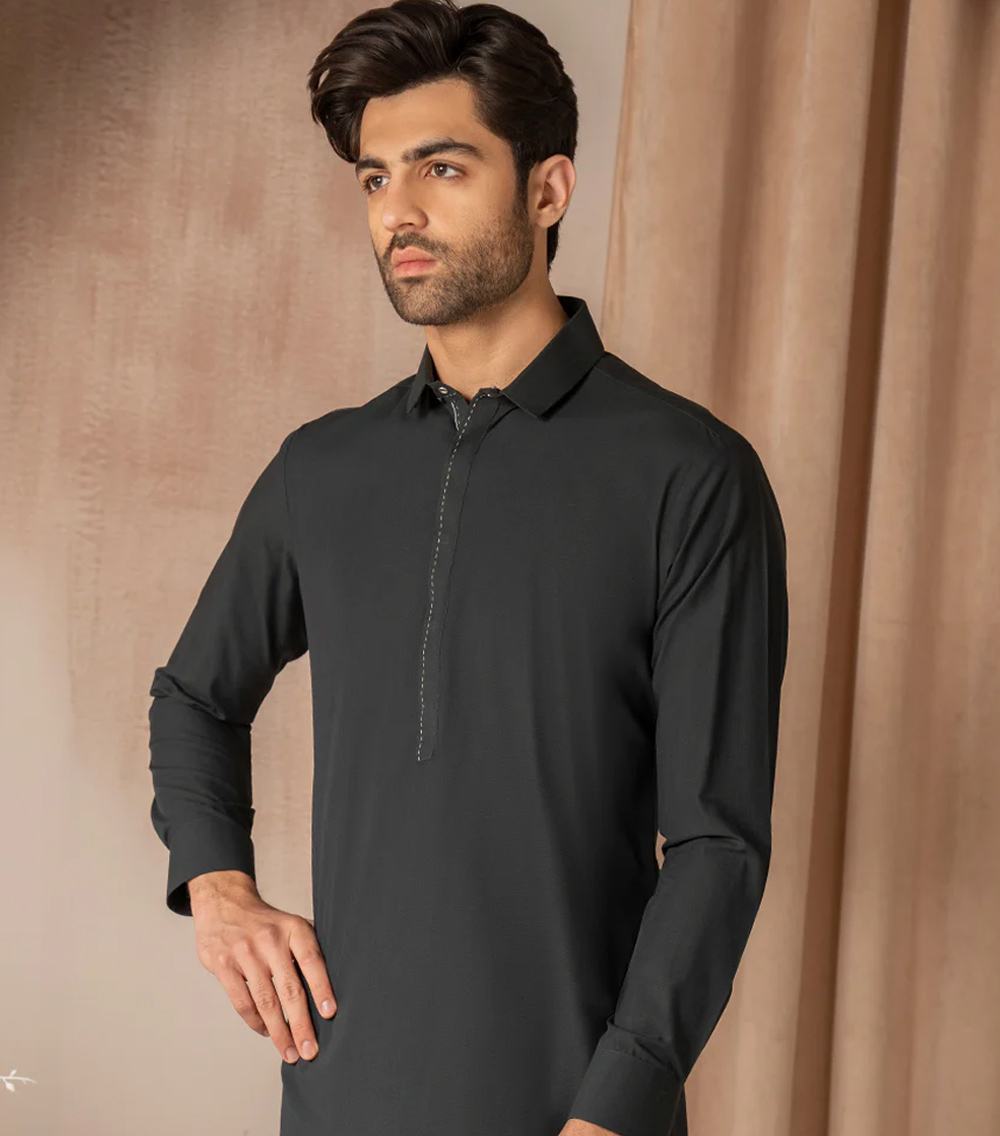 Dark-Green-Cvc-Kameez-Shalwar-2 - 1world Fashion
