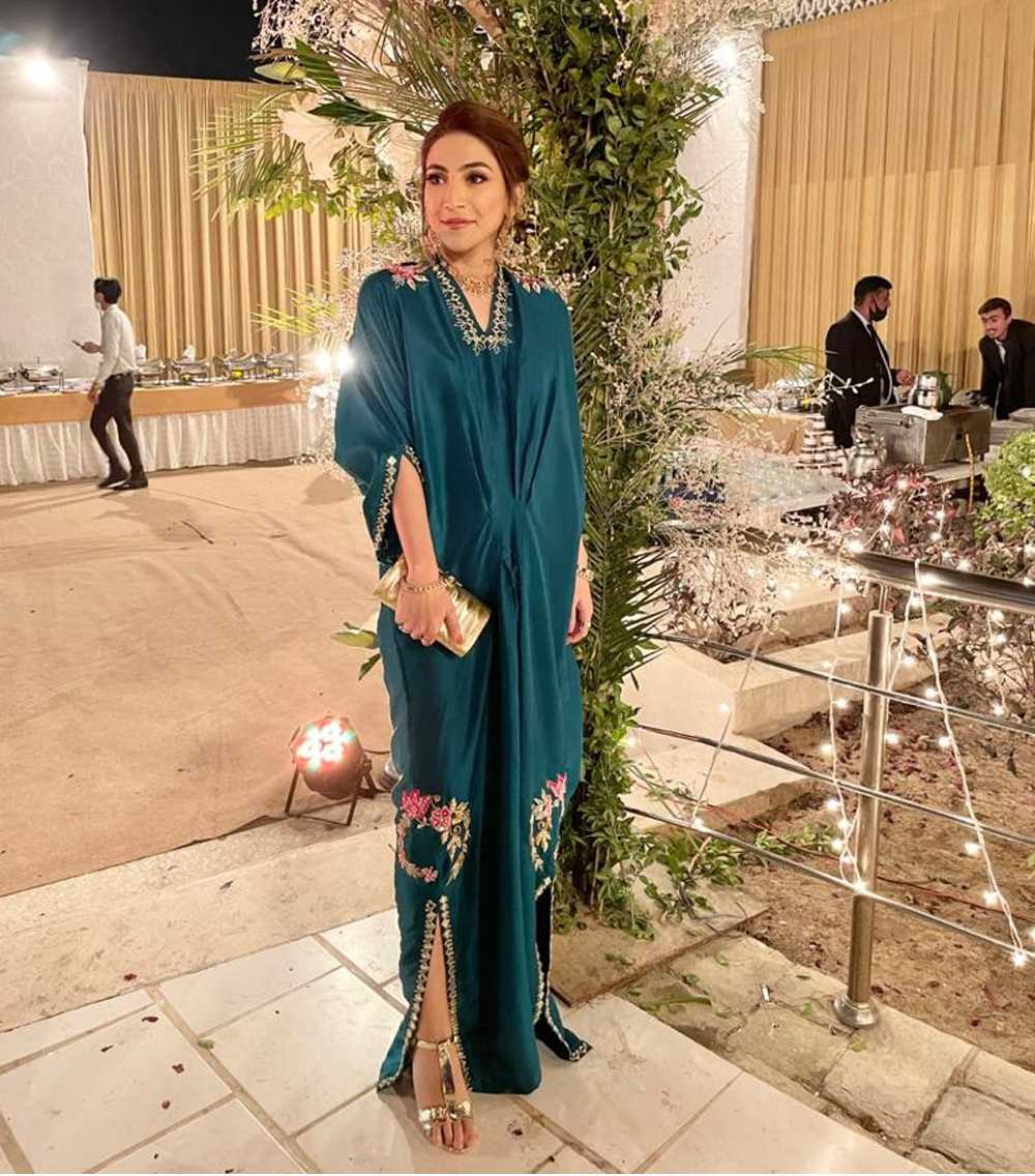 Emerald-Green-Rawsilk-caftan-3 - 1world Fashion