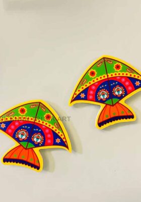 Green Kite Acrylic Fridge Magnet