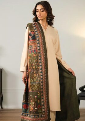 Gulposh (Covered in Flowers) Shawl - Green