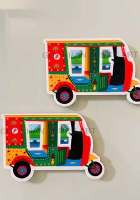 Rickshaw Truck Art Fridge Magnet