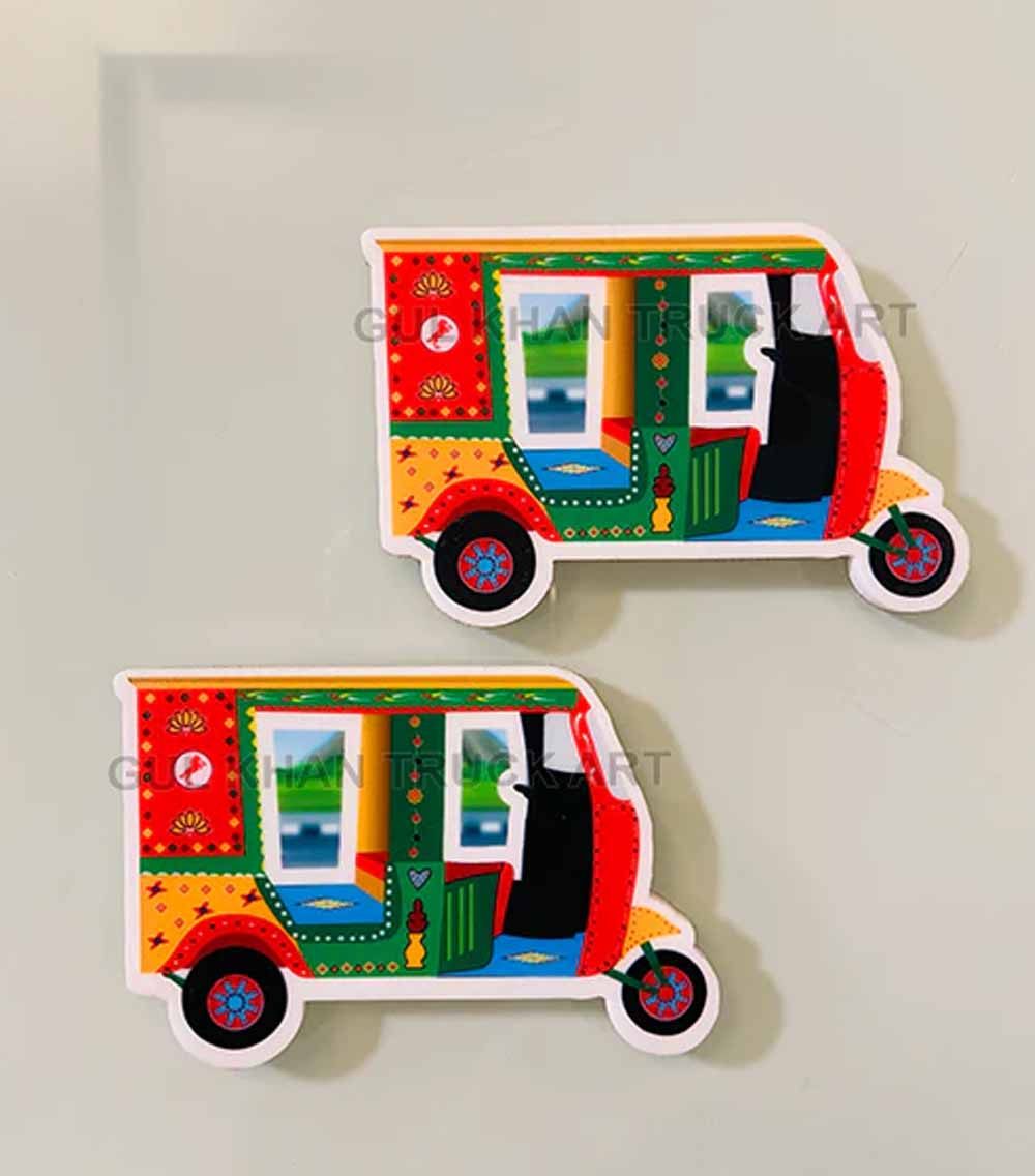 Rickshaw-Truck-Art-Fridge-Magnet-1 - 1world Fashion