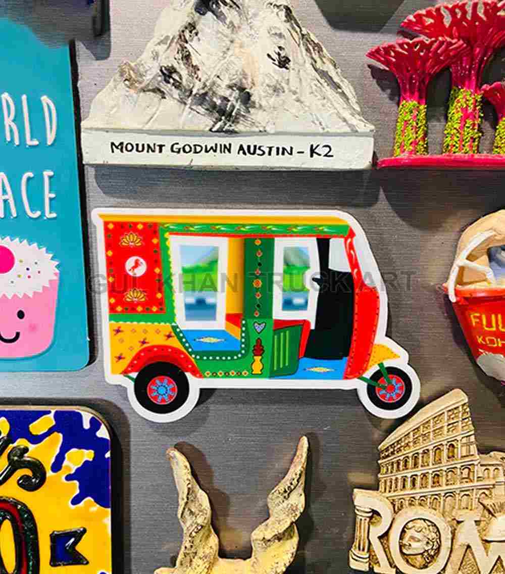 Rickshaw-Truck-Art-Fridge-Magnet-2 - 1world Fashion