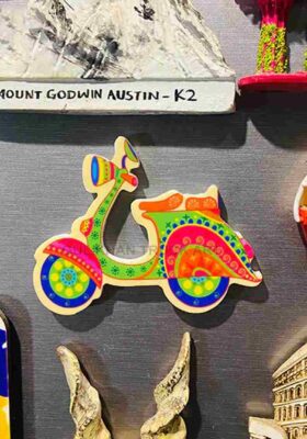 Scooter Acrylic Fridge Magnet
