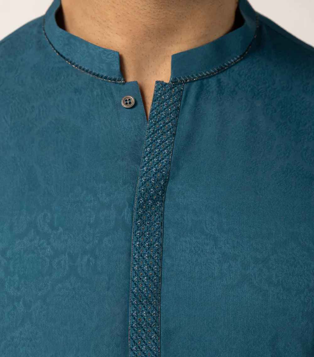 Zinc-Blended-Kurta-Trousers-03 - 1world Fashion