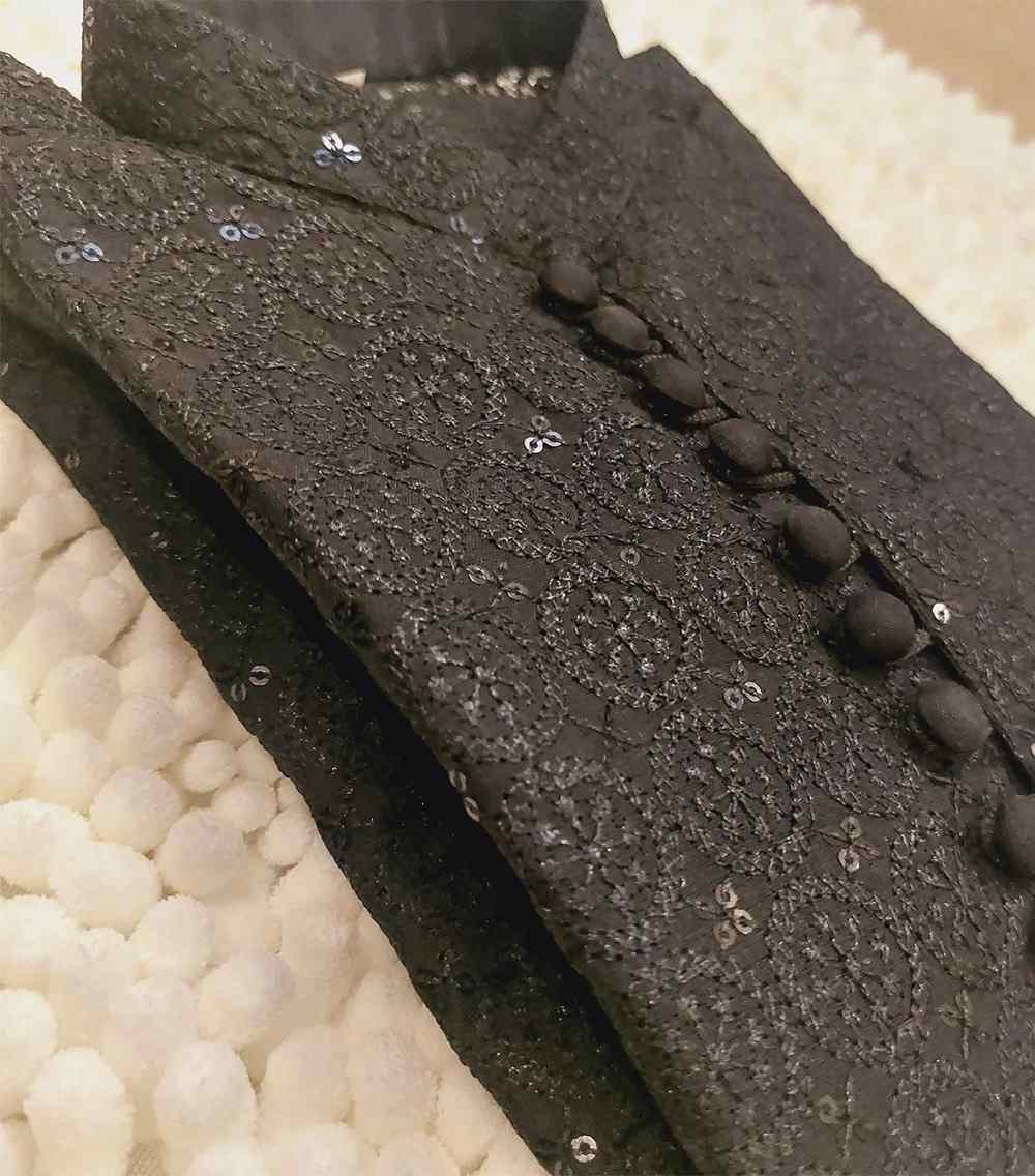 Black Formal Kurta Pants