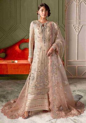 Pale Peach Shirt with Izaar