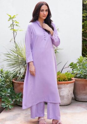 Kalidaar Co-Ord Set - Soft Lavender
