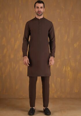 Brown Kurta Trousers
