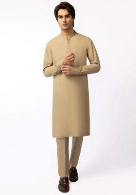 Olive Kameez Shalwar