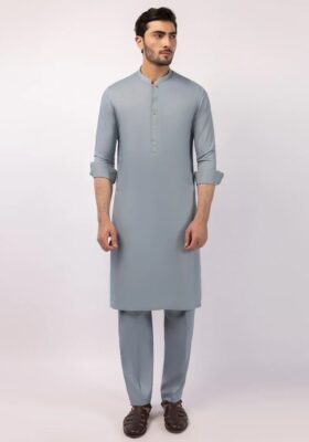 Azure Blue Kurta Trousers