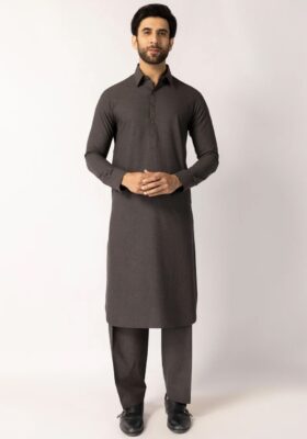 Charcoal Blended Kameez Shalwar