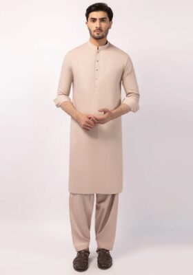 Tea Pink Blended Kameez Shalwar