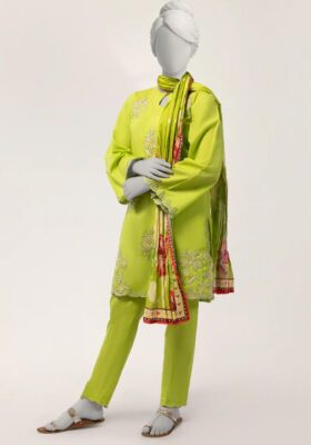 Green Lawn 3Pc Stitched