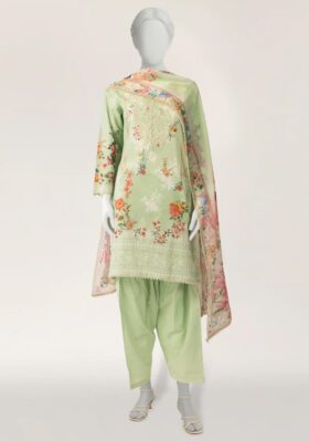 Green Lawn 3Pc Stitched