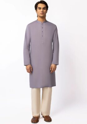 Light Purple Cotton Kurta