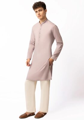 Lilac Cotton Kurta