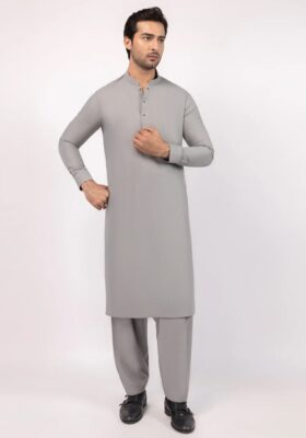 Grey Kurta Trousers