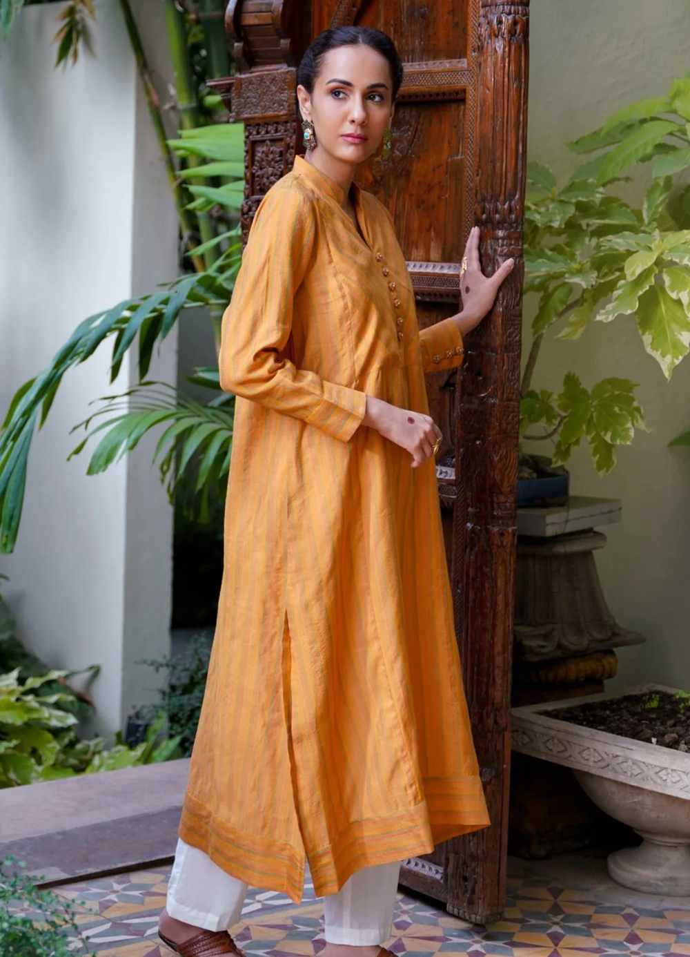 Sunehri (Golden) Kurta - Mustard - Image 2