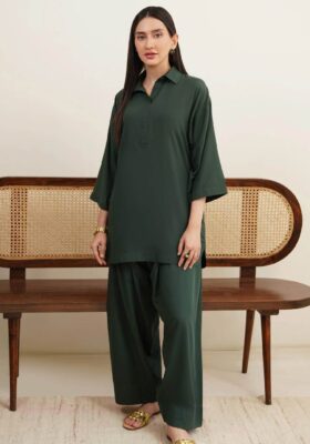 Raya Co-ord Set - Emerald Green