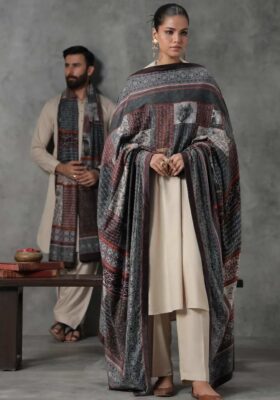 Guzarish (Request) Velvet Shawl