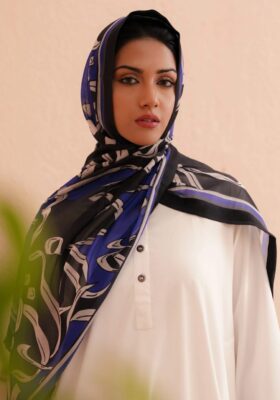 Rung (Colors Of Life) Scarf - Black & Blue