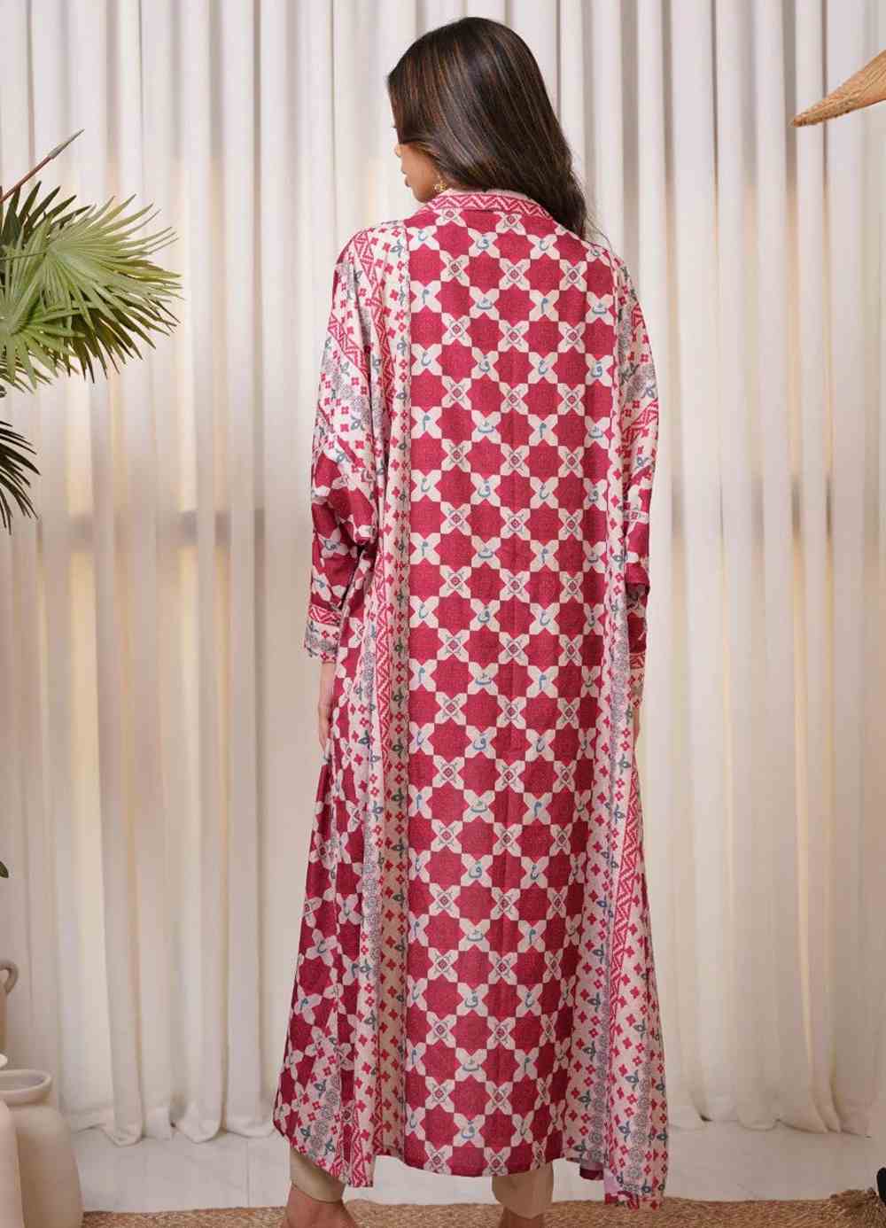 Layla Shrug - Maroon - Image 2