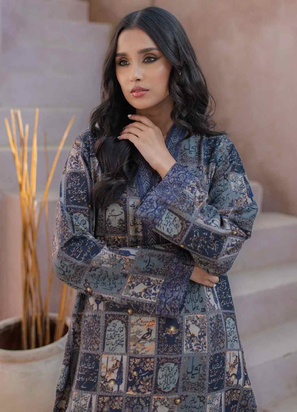 Jugnu (Firefly) Kurta - Imperial Blue - Image 2