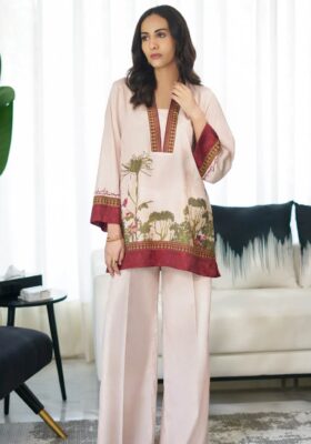 Khwahish (Silent Yearnings) Co-ord Set - Beige