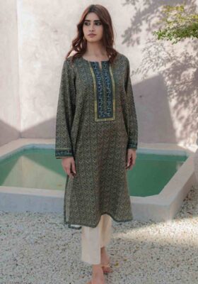 Anmol (Precious) Kurta - Green & Gold