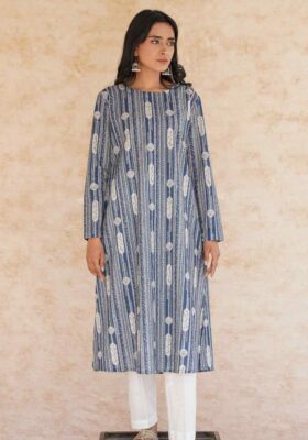Azmat Kurta - Blue
