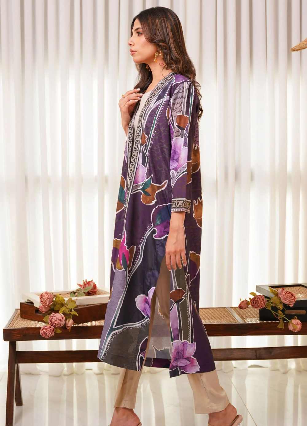 Dhanak (Rainbow) Shrug - Shades Of Purple - Image 2