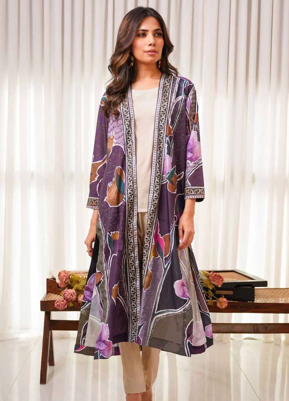 Dhanak (Rainbow) Shrug - Shades Of Purple