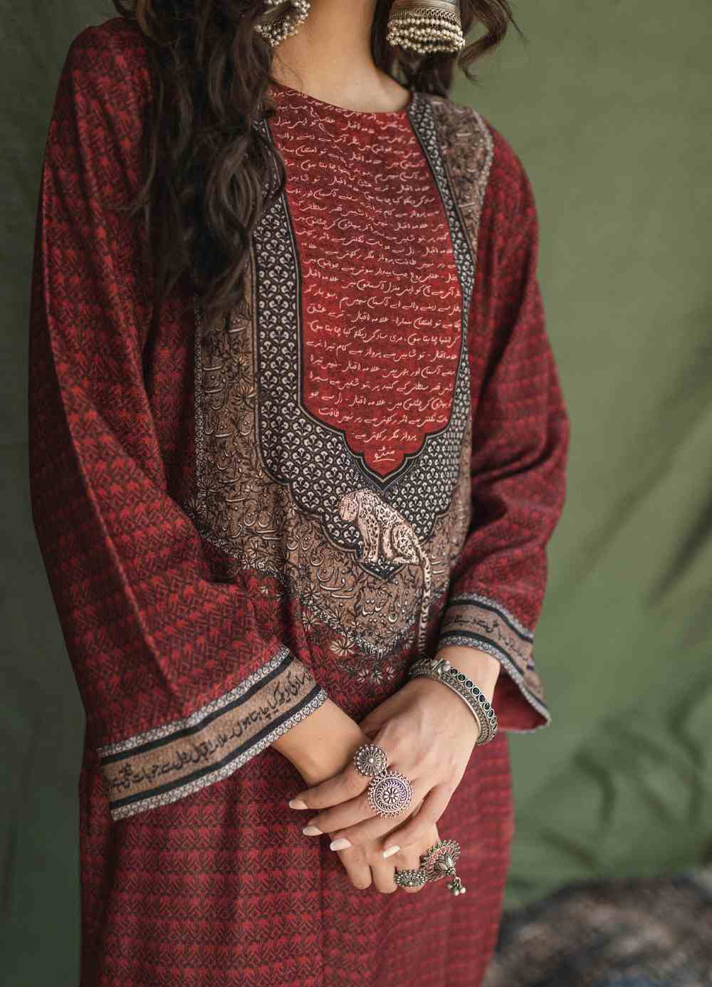 ESRA-038-MRN-S - 1world Fashion