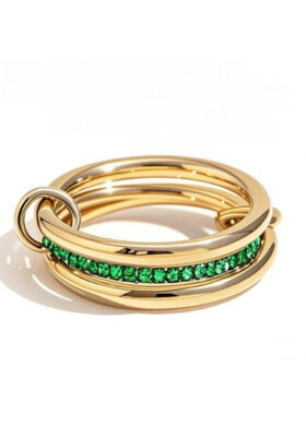Emerald Stackable Ring