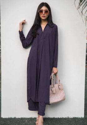 Mira Co-ord Set - Deep Purple