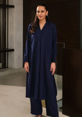 Mira Co-ord Set - Midnight Blue