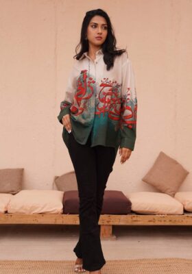 Noor (Light Of Grace) Shirt - Shades of Forest